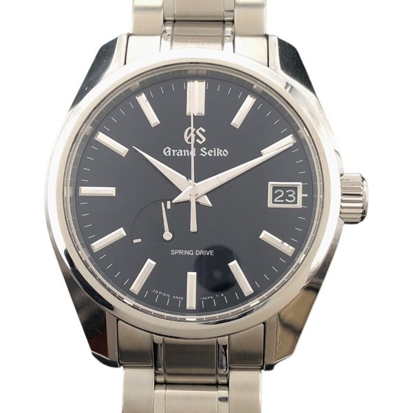 グランドセイコー Grand Seiko ヘリテージコレクションスプリングドライブ SBGA375 ブルー ステンレススチール SS メンズ 腕時計
