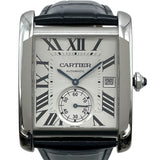 カルティエ Cartier タンク MC LM W5330003 ホワイト SS 自動巻き メンズ 腕時計