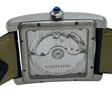 カルティエ Cartier タンク MC LM W5330003 ホワイト SS 自動巻き メンズ 腕時計