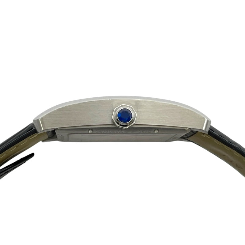 カルティエ Cartier タンク MC LM W5330003 ホワイト SS 自動巻き メンズ 腕時計