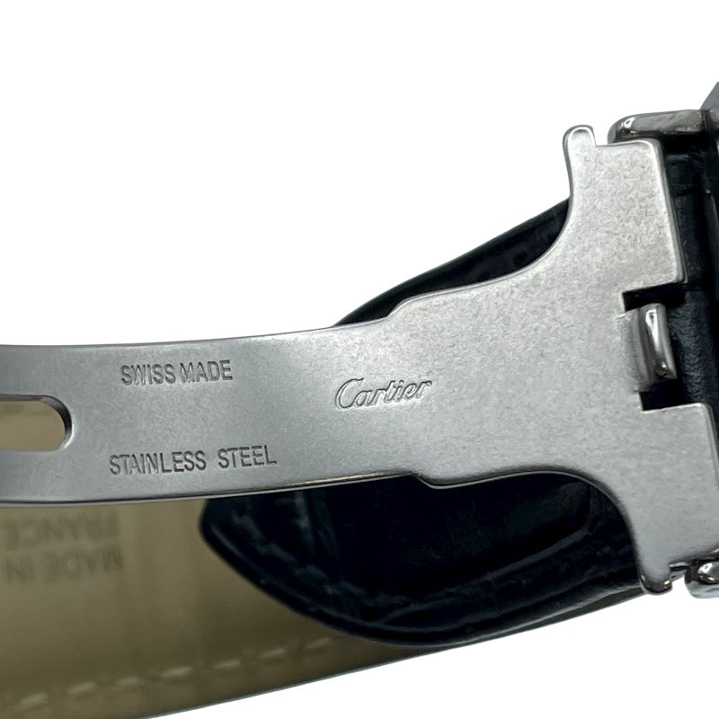 カルティエ Cartier タンク MC LM W5330003 ホワイト SS 自動巻き メンズ 腕時計