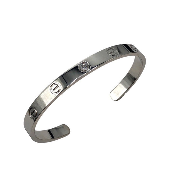 カルティエ Cartier オープンラブブレス K18ホワイトゴールド ジュエリー
