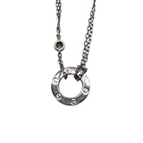 カルティエ Cartier ラブネックレス ホワイトゴールド 750WG/ダイヤモンド ジュエリー