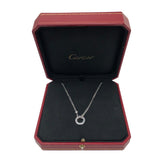 カルティエ Cartier ラブネックレス ホワイトゴールド 750WG/ダイヤモンド ジュエリー