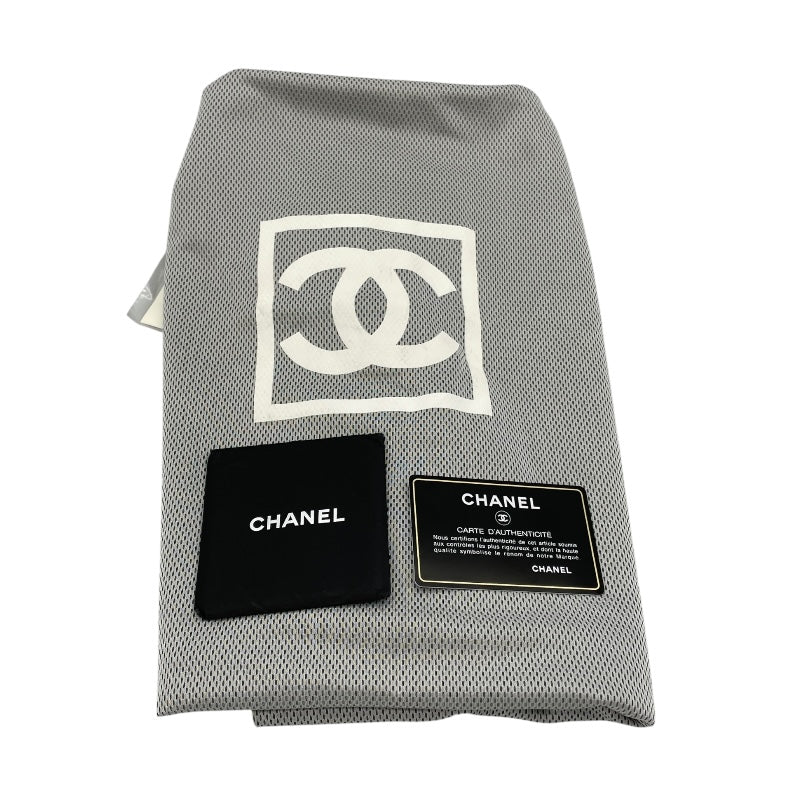 シャネル CHANEL ボストンバッグ A35980 ブラック シルバー金具 PVC ユニセックス ボストンバッグ