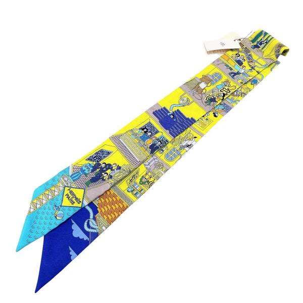 エルメス HERMES ツイリー La maison des carres イエロー