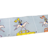 エルメス HERMES ツイリー Parade ライトブルー シルク レディース スカーフ