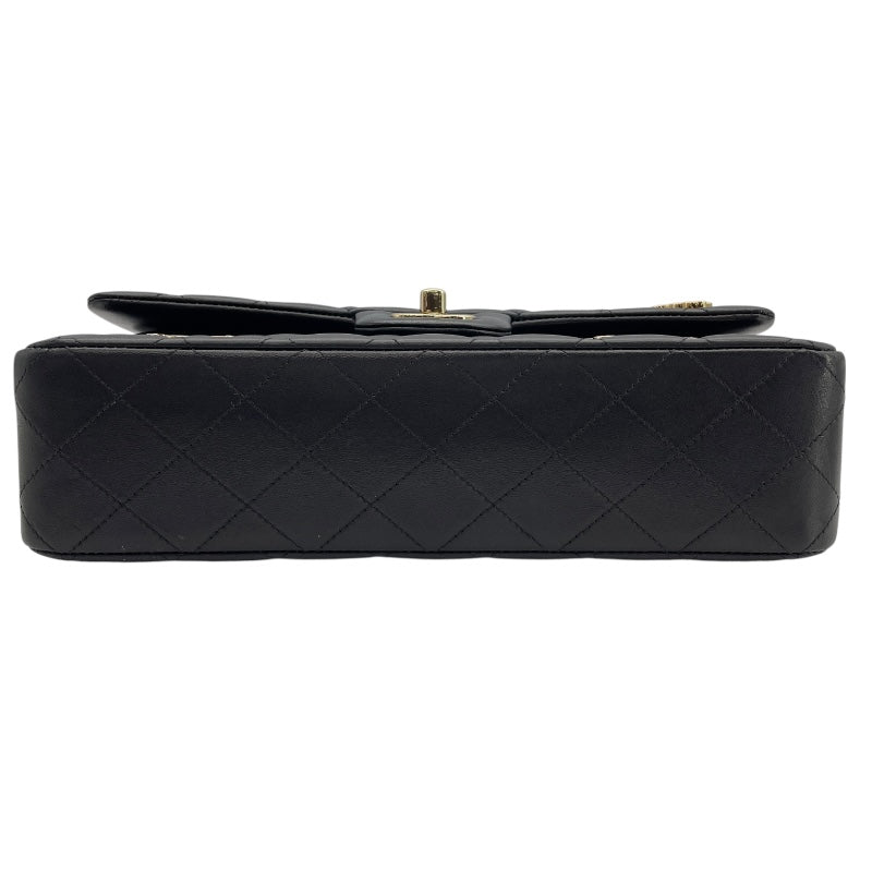 シャネル CHANEL マトラッセ25　ワッペン A01112 ブラック　ゴールド金具 ラムスキン レディース ショルダーバッグ