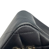 シャネル CHANEL マトラッセ25　ワッペン A01112 ブラック　ゴールド金具 ラムスキン レディース ショルダーバッグ