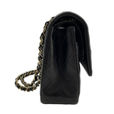 シャネル CHANEL マトラッセ25　ワッペン A01112 ブラック　ゴールド金具 ラムスキン レディース ショルダーバッグ