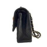 シャネル CHANEL マトラッセ25　ワッペン A01112 ブラック　ゴールド金具 ラムスキン レディース ショルダーバッグ