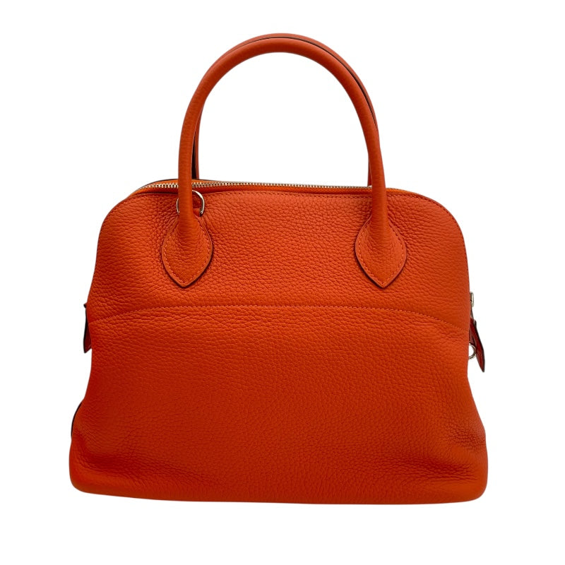 エルメス HERMES ボリード31 □R刻印 オレンジ SV金具 トリヨン レディース ショルダーバッグ