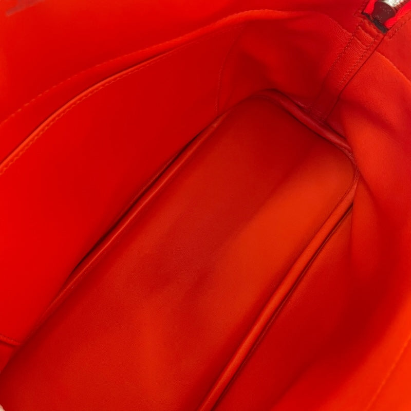 エルメス HERMES ボリード31 □R刻印 オレンジ SV金具 トリヨン レディース ショルダーバッグ