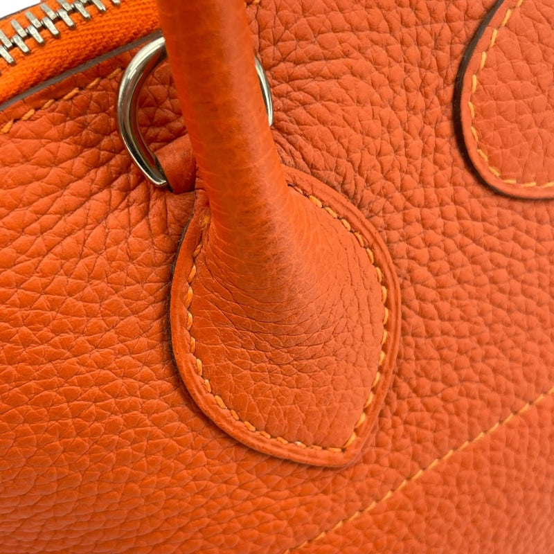 エルメス HERMES ボリード31 □R刻印 オレンジ SV金具 トリヨン レディース ショルダーバッグ