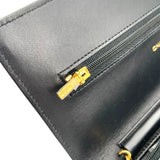 シャネル CHANEL チェーンウォレット AP0250 28番台 ブラック ゴールド金具 ラムスキン レディース ショルダーバッグ