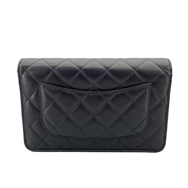 シャネル CHANEL チェーンウォレット AP0250 28番台 ブラック ゴールド金具 ラムスキン レディース ショルダーバッグ