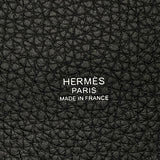 エルメス HERMES ピコタンロック MM W刻 ブラック　シルバー金具 トリヨン レディース ハンドバッグ