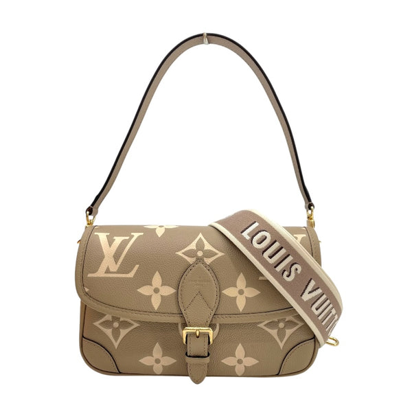 ルイ・ヴィトン LOUIS VUITTON ディアヌ M46583 ブラウン モノグラム・アンプラント レディース ショルダーバッグ