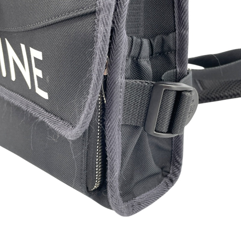 セリーヌ CELINE トレッキングメッセンジャー ブラック キャンバス ユニセックス ショルダーバッグ