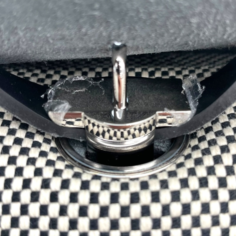 エルメス HERMES エールバッグジップGM Y刻 ブラック シルバー金具 トワル ユニセックス ハンドバッグ