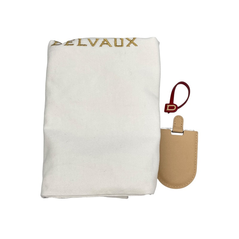 デルヴォー DELVAUX ブリヨンミニ レッド ラインストーン/レザー レディース ハンドバッグ