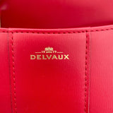 デルヴォー DELVAUX ブリヨンミニ レッド ラインストーン/レザー レディース ハンドバッグ