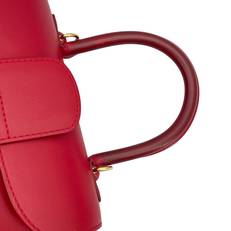 デルヴォー DELVAUX ブリヨンミニ レッド ラインストーン/レザー