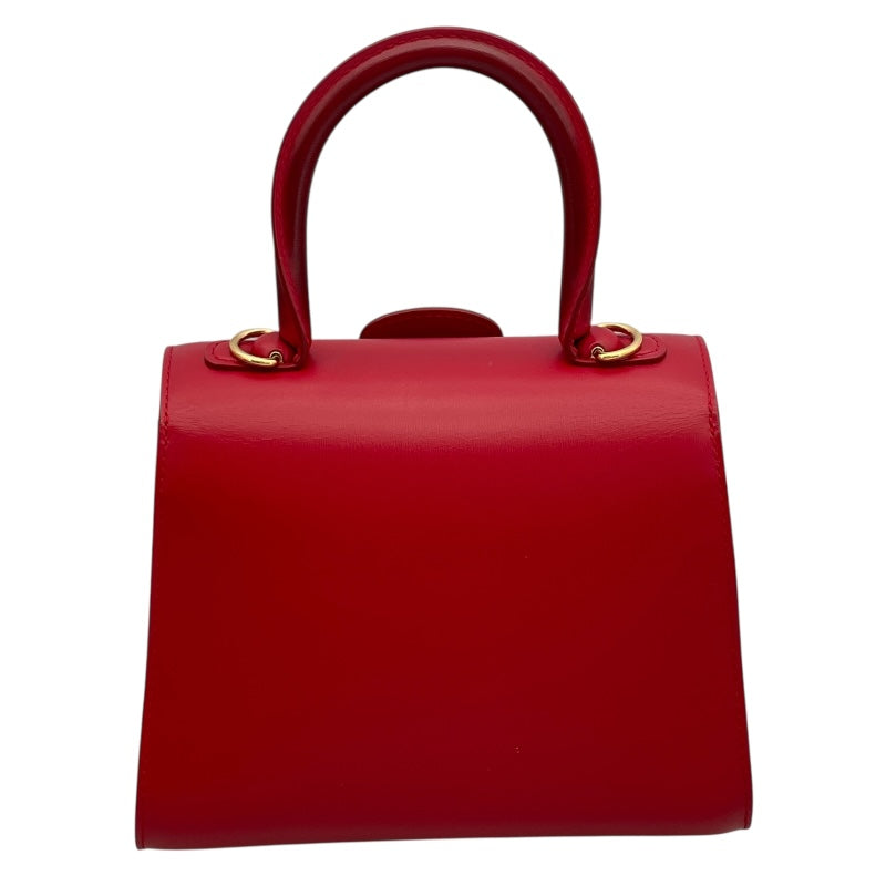 デルヴォー DELVAUX ブリヨンミニ レッド ラインストーン/レザー