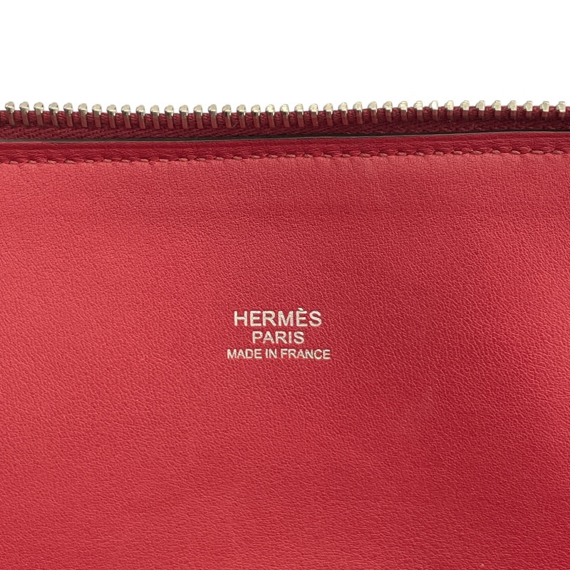 エルメス HERMES ボリード31 D刻印 ルージュグレナ シルバー金具 トリヨンクレマンス レディース ハンドバッグ