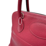 エルメス HERMES ボリード31 D刻印 ルージュグレナ シルバー金具 トリヨンクレマンス レディース ハンドバッグ