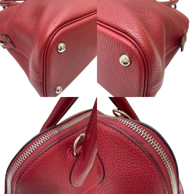 エルメス HERMES ボリード31 D刻印 ルージュグレナ シルバー金具 トリヨンクレマンス レディース ハンドバッグ