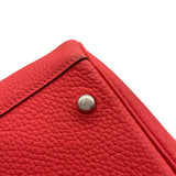 エルメス HERMES リンディ30 T刻 ブーゲンビリア　シルバー金具　 トリヨン レディース ショルダーバッグ