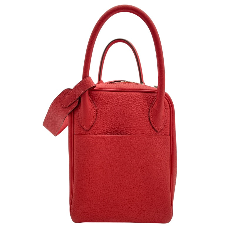 エルメス HERMES リンディ30 T刻 ブーゲンビリア　シルバー金具　 トリヨン レディース ショルダーバッグ