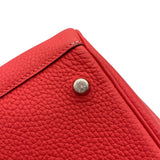 エルメス HERMES リンディ30 T刻 ブーゲンビリア　シルバー金具　 トリヨン レディース ショルダーバッグ