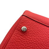 エルメス HERMES リンディ30 T刻 ブーゲンビリア　シルバー金具　 トリヨン レディース ショルダーバッグ