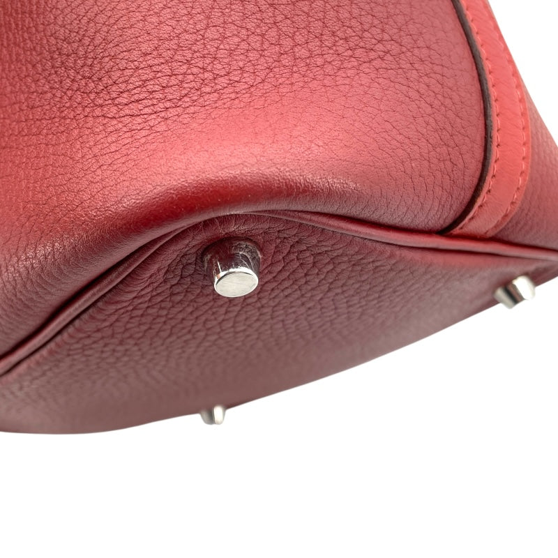 エルメス HERMES ピコタンロック PM タッチ T刻 ルージュアッシュ/ブリック SV金具 トリヨン レディース ハンドバッグ