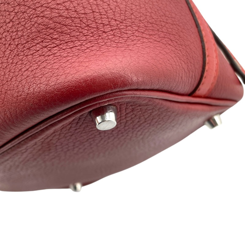 エルメス HERMES ピコタンロック PM タッチ T刻 ルージュアッシュ/ブリック SV金具 トリヨン レディース ハンドバッグ