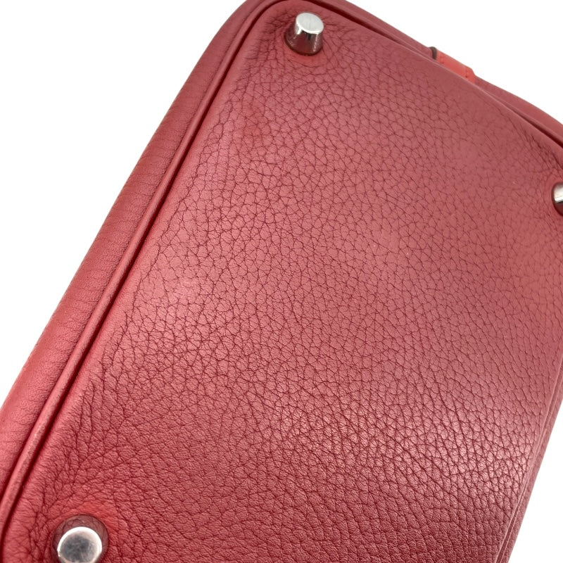 エルメス HERMES ピコタンロック PM タッチ T刻 ルージュアッシュ/ブリック SV金具 トリヨン レディース ハンドバッグ