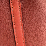 エルメス HERMES ピコタンロック PM タッチ T刻 ルージュアッシュ/ブリック SV金具 トリヨン レディース ハンドバッグ
