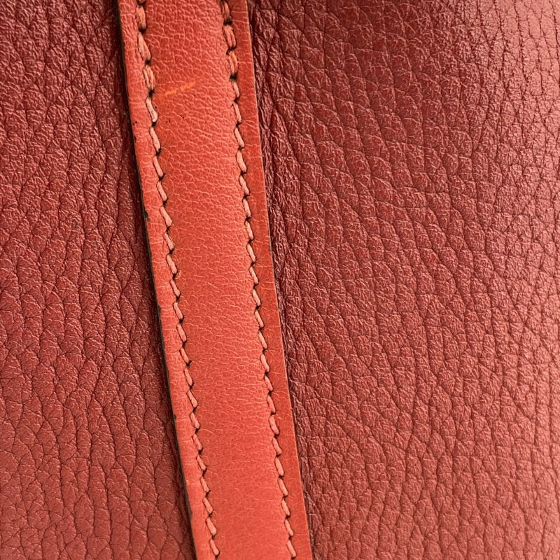 エルメス HERMES ピコタンロック PM タッチ T刻 ルージュアッシュ/ブリック SV金具 トリヨン レディース ハンドバッグ