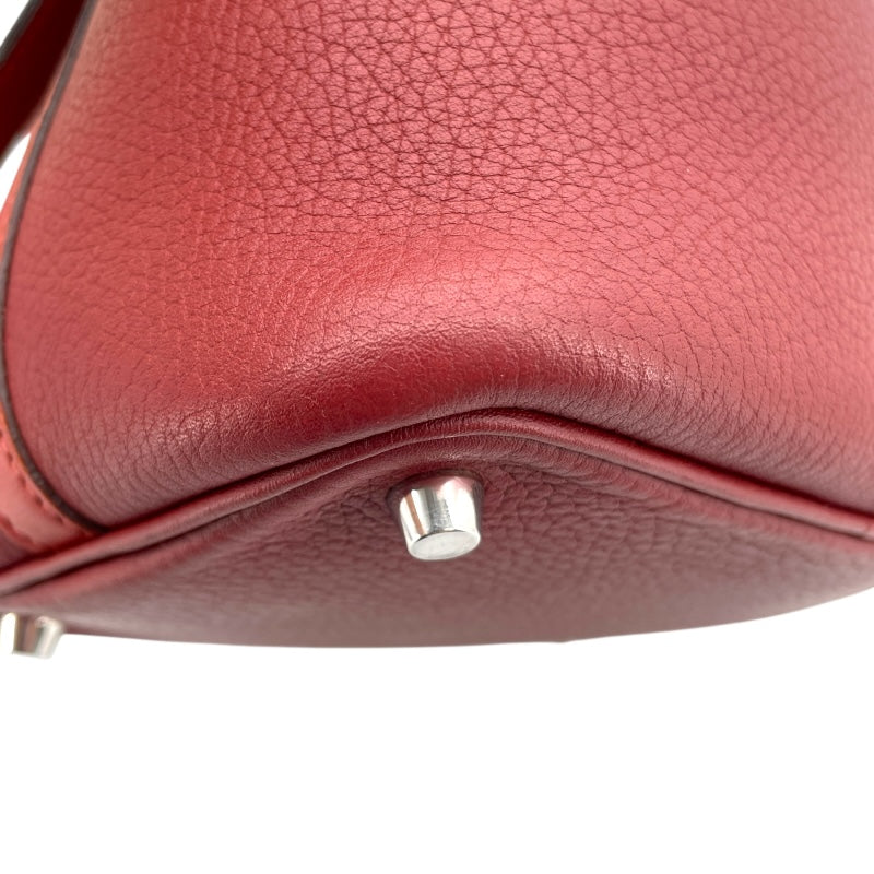 エルメス HERMES ピコタンロック PM タッチ T刻 ルージュアッシュ/ブリック SV金具 トリヨン レディース ハンドバッグ