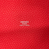 エルメス HERMES ピコタンロックMM X刻 ブーゲンビリア　シルバー金具 トリヨン レディース ハンドバッグ