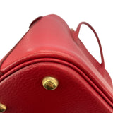 エルメス HERMES ボリード31 □F刻 ルージュヴィフ　ゴールド金具 アルデンヌ レディース ショルダーバッグ