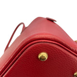 エルメス HERMES ボリード31 □F刻 ルージュヴィフ　ゴールド金具 アルデンヌ レディース ショルダーバッグ