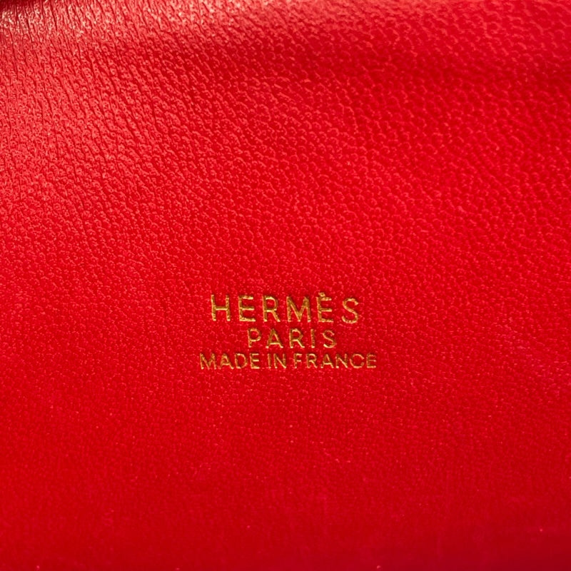 エルメス HERMES ボリード31 □F刻 ルージュヴィフ　ゴールド金具 アルデンヌ レディース ショルダーバッグ