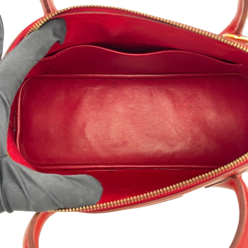 エルメス HERMES ボリード31 □F刻 ルージュヴィフ　ゴールド金具 アルデンヌ レディース ショルダーバッグ