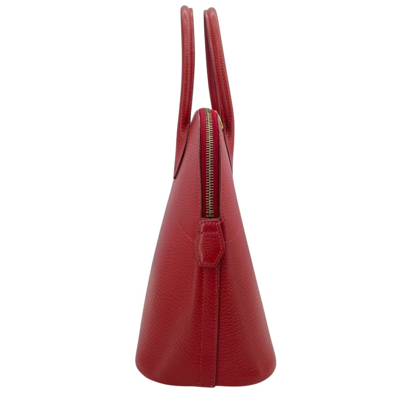 エルメス HERMES ボリード31 □F刻 ルージュヴィフ　ゴールド金具 アルデンヌ レディース ショルダーバッグ