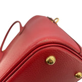 エルメス HERMES ボリード31 □F刻 ルージュヴィフ　ゴールド金具 アルデンヌ レディース ショルダーバッグ