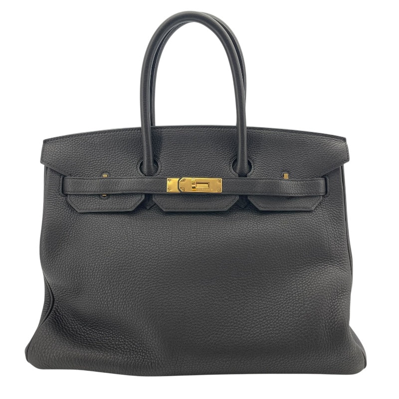 エルメス HERMES バーキン35 A刻 ブラック　ゴールド金具 トゴ レディース ハンドバッグ