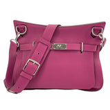 エルメス HERMES ジプシエール34 □C刻 トスカ　シルバー金具 トリヨン レディース ショルダーバッグ